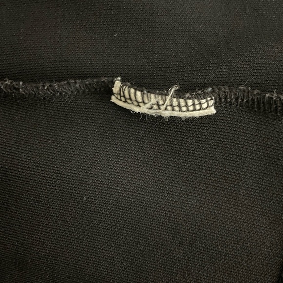 Evan-Picone Slinky Blazer Zip Front Size Large Black 3/4 Sleeves Formal Classic - Picture 8 of 10